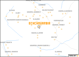 map of Ech Chouarbia