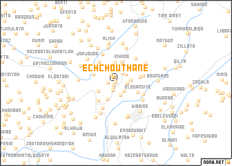 map of Ech Chouthâne