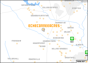 map of Echeconnee Acres