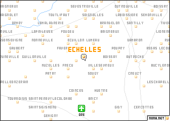 map of Échelles