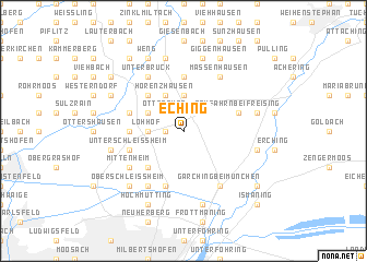 map of Eching