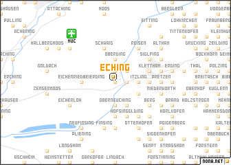 map of Eching