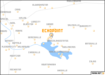 map of Echo Point