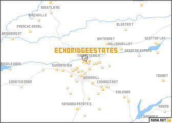 map of Echo Ridge Estates