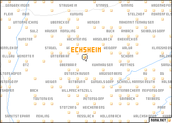 map of Echsheim