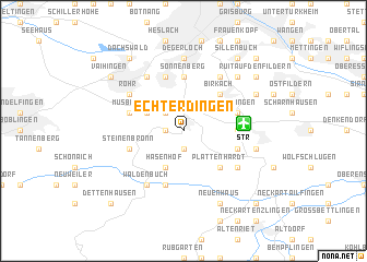 map of Echterdingen