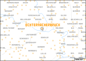 map of Echternacherbrück