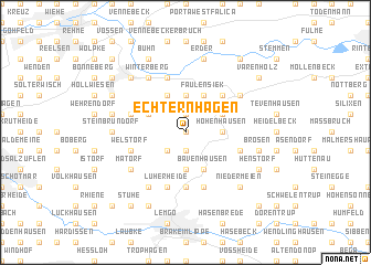 map of Echternhagen