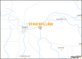 map of Echuca Village