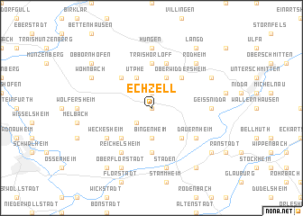 map of Echzell