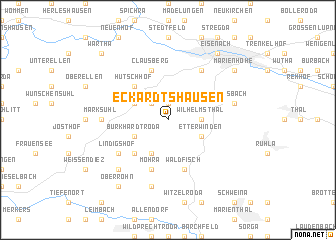 map of Eckardtshausen