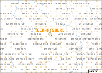 map of Eckartsberg