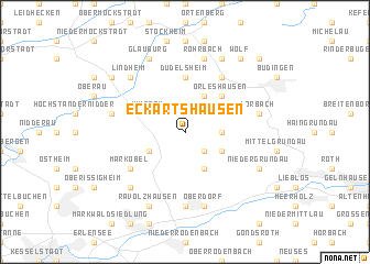 map of Eckartshausen