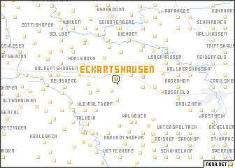 map of Eckartshausen