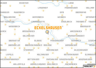 map of Eckelshausen