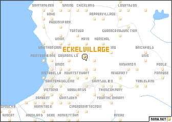 map of Eckel Village