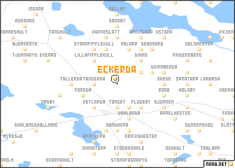 map of Eckerda