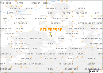 map of Eckeresse