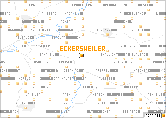 map of Eckersweiler