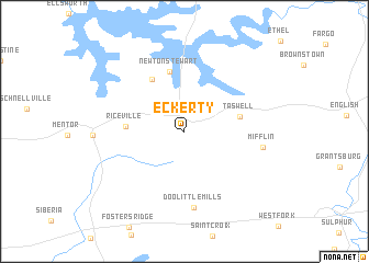 map of Eckerty
