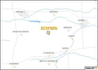 map of Eckford