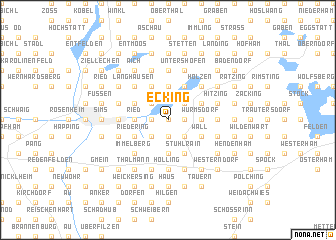 map of Ecking