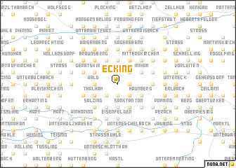 map of Ecking