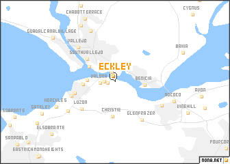 map of Eckley