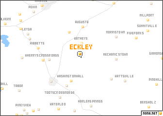 map of Eckley