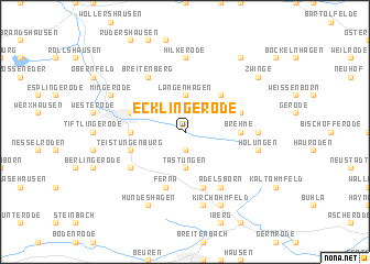 map of Ecklingerode