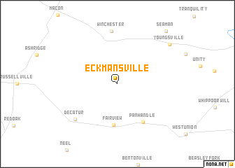 map of Eckmansville