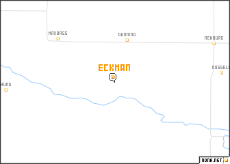 map of Eckman