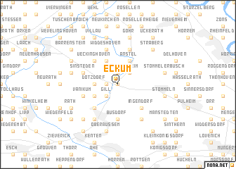 map of Eckum