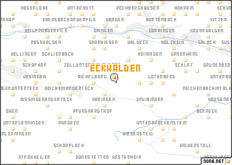 map of Eckwälden