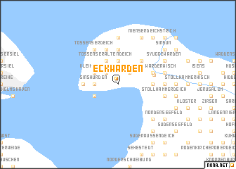 map of Eckwarden