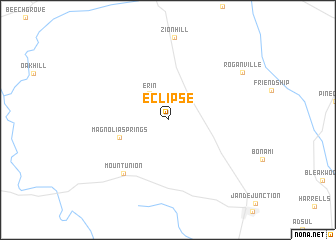 map of Eclipse