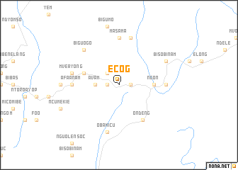 map of Ecog
