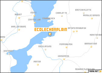 map of Ecole Champlain