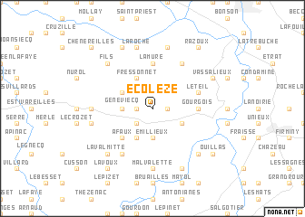 map of Écolèze