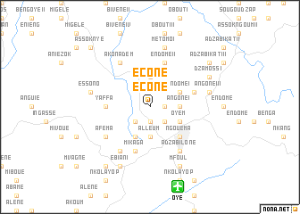 map of Econe