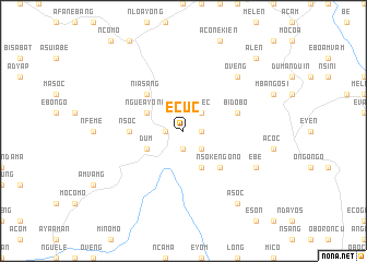map of Ecuc