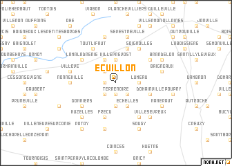 map of Écuillon