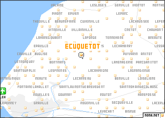 map of Écuquetot