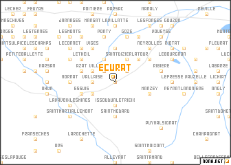 map of Écurat