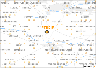 map of Écurie