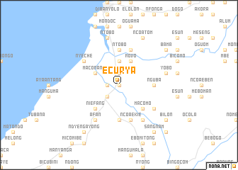 map of Ecurya