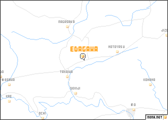 map of Edagawa