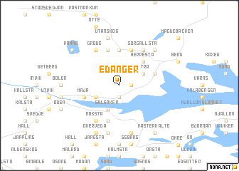 map of Edånger