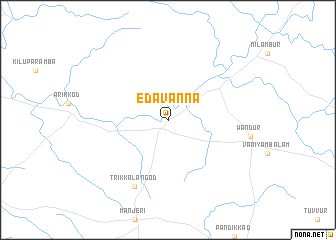 map of Edavanna