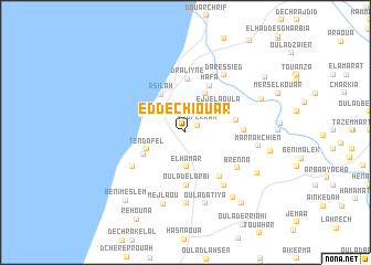 map of Ed Dechiouar